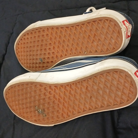 Vans Old Skool Denim Blue White Skate Sneakers Shoes 7.5 in New condition - Picture 7 of 7